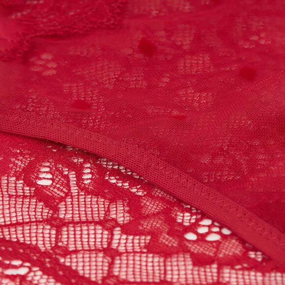 Intimissimi Winter of Love Lace Panties in Red - Picture 5 of 6